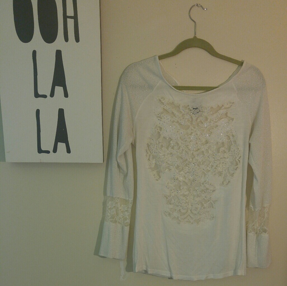 Daytrip long sleeve embellished shirt